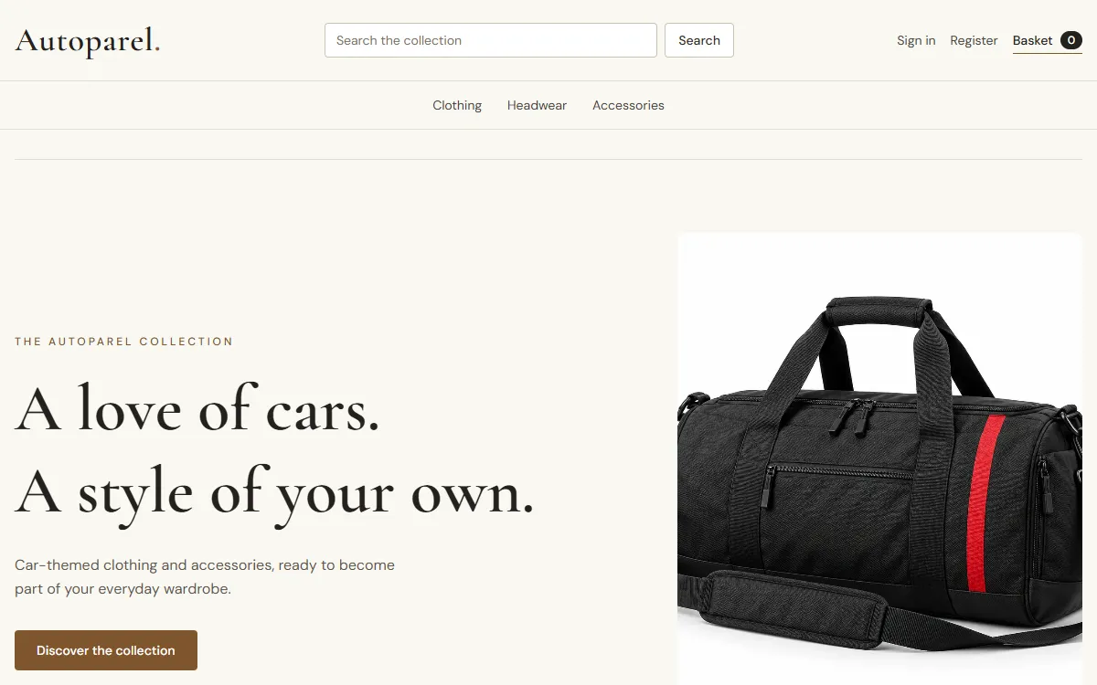 Concours template preview