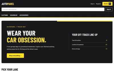 Track Day template preview