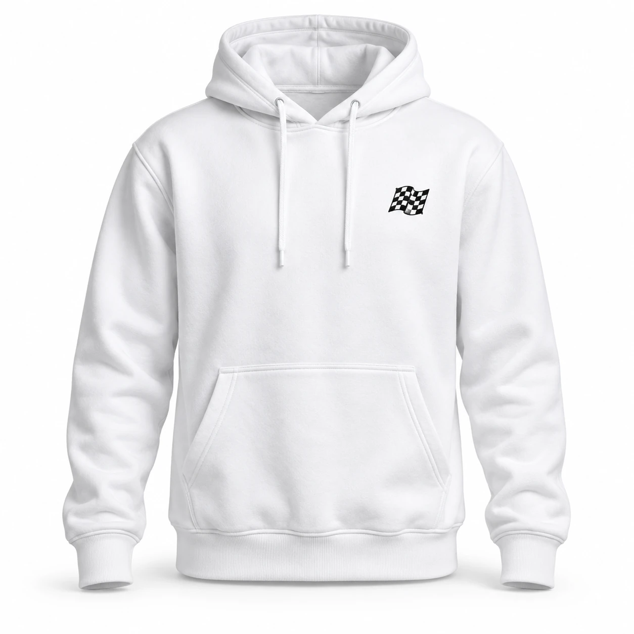 Pole Position Hoodie in White