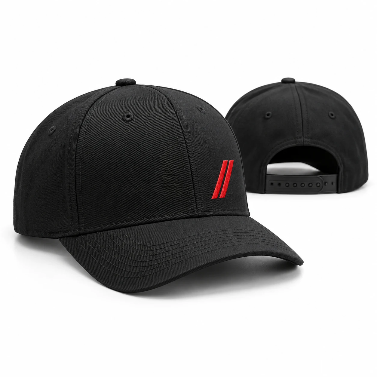 Redline Snapback in Black